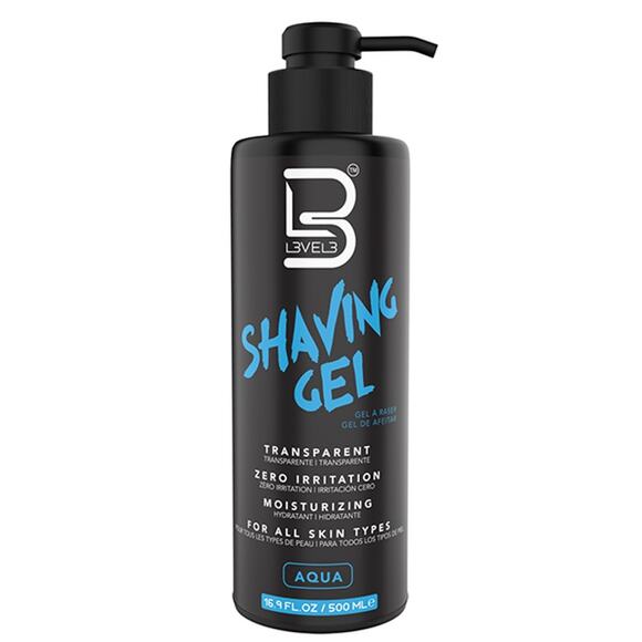 L3VEL3 Shaving Gel Aqua, 16.9 oz - Picture 1 of 1